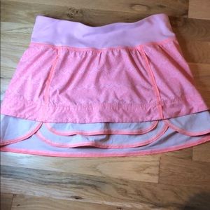 Kids bright pink/corral Ivivva skirt